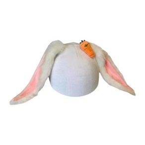 토끼 귀 스키 헬멧 커버 스키 헬멧 커버 스키 참신한 선물 따뜻한 만화 부드러운 재미있는 헬멧 장식 겨울, 뜬, 화이트 핑크, 1개