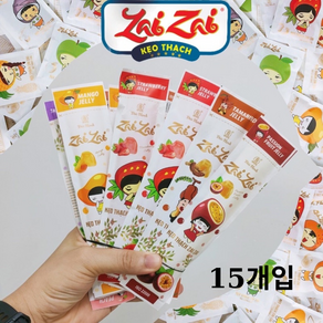 베트남 자이자이 롱스틱 과일젤리 푸딩 믹스 keo thach Zaizai, 1세트, 500g