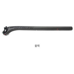 자전거 시트포스트 싯포스트 안장봉 27.2 x 400 mm, 블랙, 1개