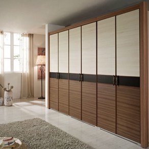 3분할 디자인 여닫이 장롱 안방 옷장 352cm 12자 3통반 구성 (이불장 정리장 옷장 반쪽장)