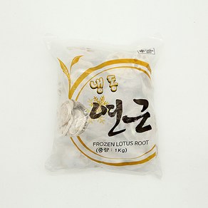 냉동 연근 슬라이스 1kg, 1개