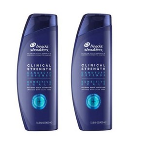 신상품 헤드앤숄더 클리니컬 스트랭스 예민성 두피 비듬샴푸 400ml 2개 Head & Shoulders Clinical Strength Dandruff Shampoo