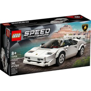 레고 스피드챔피언 Lamborghini Countach 76908, 혼합색상, 1개