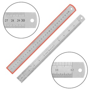 (스틸자 A타입 30cm 두께 0.7mm)