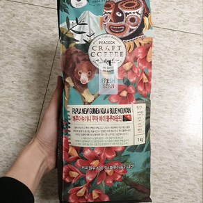 PEACOCK 파푸아뉴기니 쿠아 에이 블루마운틴 1kg 커피원두, 1개