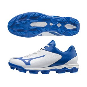 미즈노 MIZUNO 포인트 인조잔디화 192227 화이트블루