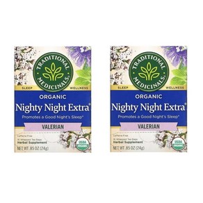 트레디셔널 메디셔널 나이트 나이티 엑스트라 Night Nighty Exta 16티백 2개, 16개입, 16개입