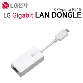 LG 그램 13 14 15 17 랜동글 기가비트 랜카드 랜젠더 LAN 이더넷 아답터 인터넷 C타입 RJ45, LG 기가랜 화이트, 1개