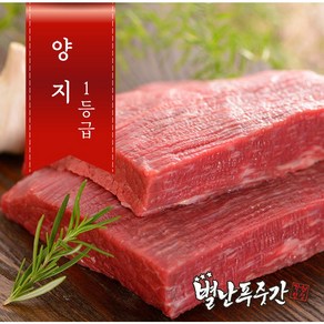 1++.1+한우 양지살 500g 국거리 덩어리 (냉장), 1개