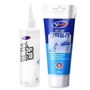 Vtech 타일 줄눈 보수제 + 크랙필러 세트, 1세트