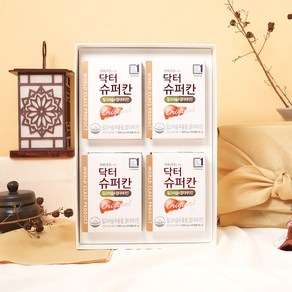 [쇼핑백증정] 닥터 슈퍼칸 밀크씨슬 선물세트, 3세트, 120정