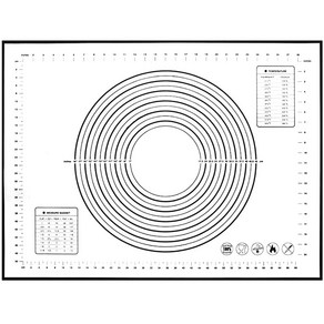 세븐프리 실리콘 반죽매트 대형 40x60cm, 1개