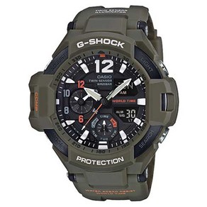 G-SHOCK 지샥 GA-1100KH-3A 스카이콕핏 항공시계 군인시계 카키