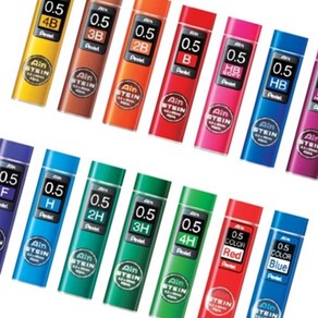 펜텔 아인 슈타인칼라샤프심 C275-RD / 적색RD/0.5MM