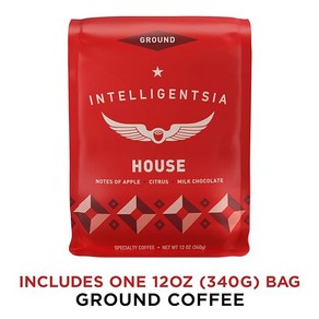 인텔리젠시아 커피 Intelligentsia Coffee Light Roast Gound Coffee - HOUSE, 그라운드, 340g, 1개