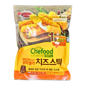 롯데 모짜렐라 치즈스틱, 400g, 2개