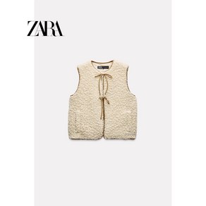 ZARA 자라 페이크 시어링 뽀글이 베스트조끼