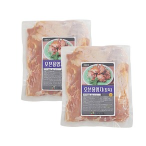 국내산 닭다리살 오븐구이 에어프라이어 전용 양념 숙성 후 냉동 500g 2봉, 2개, 02. 오븐용 정육(닭다리살) 500g 2봉