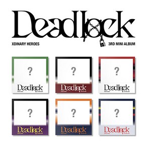 엑스디너리 히어로즈 - 미니 3집 Deadlock [컴팩트 버전 커버 6종 중 랜덤발송] 포토북(16p)+포토카드(랜덤 1종)+폴딩 리릭 포스터