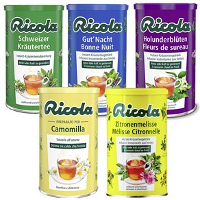 스위스 리콜라 허브티 5종 Ricola Instant Tee, 스위스 허브티, 200g, 1개, 1개입