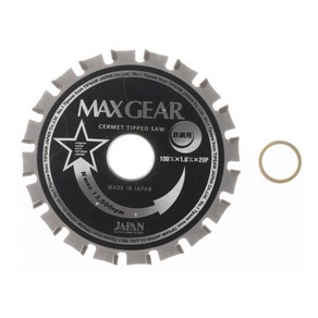 MAX GEAR 맥스 기어 10인치 원형톱날 54P 금속용팁쏘 MG-255 충전금속절단기 원형팁쏘 스틸 스텐레스용, 1개