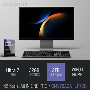 삼성 올인원 PRO DM970AGA-LP72G, WIN11 Home, 2TB, 32GB