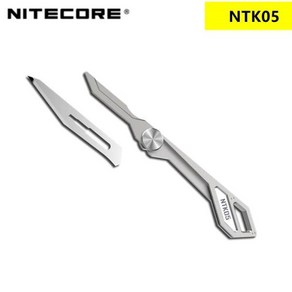 NITECORE 미니 나이프 다기능 접이식 초소형 티타늄 경량 멀티 키체인 도구 전술 칼 NTK05