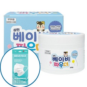 삼현제약 토닥 베이비 파우더, 2개, 100ml