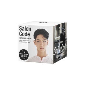 제니하우스 뉴 살롱코드 글램헤어 셀프 젤리타입 염모제 블랙, 글램 블랙, 1개