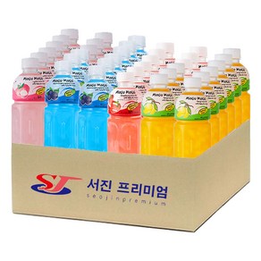 (서진프리미엄) 모구모구 4종혼합(리치+블랙커런트+딸기+망고) 320mlx36ea, 320ml