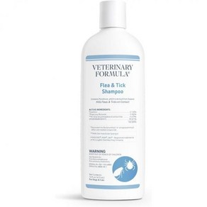 개와 고양이를 위한 수의학 포뮬러 벼룩과 진드기 샴푸 16온스, 16 oz_Flea & Tick Shampoo, 1개