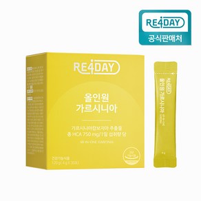 리포데이 올인원 가르시니아 다이어트 HCA 750mg 체지방분해 파인애플맛, 4g, 1개