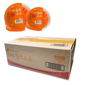 에이치에이유통 동원홈푸드 스위트칠리소스 30g BOX 일회용 디핑소스 디핑볼