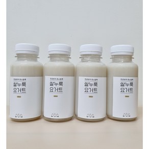 [국내산 유기농쌀 100%] 찐공방 쌀누룩요거트 210ml 무설탕 비건 아침대용, 6개