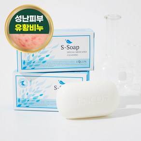 이엔코스 트러블케어 에스솝 유황비누 100g, 1개