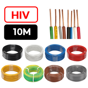 HIV 전선 전기선 단선 1.5SQ 2.5SQ 10미터 단위 절단판매 스위치 콘센트 전기단선, 1개, HIV 2.5SQ 백색 (10m)