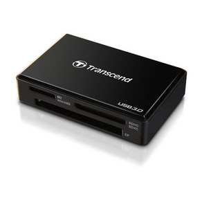 트랜센드 RDF8K2 USB3.1 멀티리더기 카드리더기, 블랙, 선택하세요, 1개