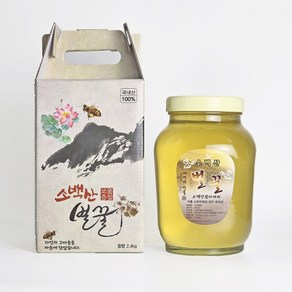 소백산 벌꿀 잡화꿀, 1개, 2.4kg