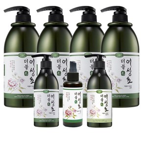 더블모 어성초샴푸 1000ml x 4 + 미스트 모발팩 샴푸300ml 중 1개 한방 두피 대용량