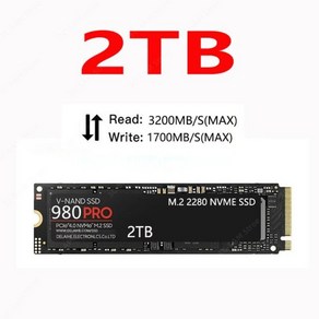 내부 솔리드 스테이트 디스크 SSD M.2 4TB 2TB 1TB 980 프로 M2 2280 PCIe Gen 4.0X4 NVMe 1.3c 250 500 MZ-V8V250B, [02] 2TB