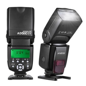 카메라플래시 Andoe 펜탁스 DSLR 카메라 사진 촬영용 범용 온 플래시 스피드라이트 라이트 LCD 디스플, d4731, 01 D4731