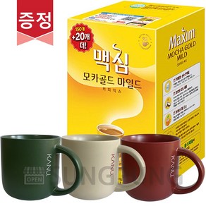 맥심모카골드 커피믹스 170T + 코지머그, 12g, 1개, 170개입