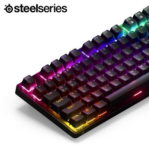 스틸시리즈 TKL PBT Keycaps Black - KR / 공식 판매점, ST-60449, 텐키리스