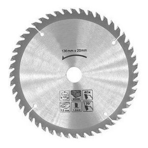 목재절단 목공용 136mm 40날 5인치 원형톱날 목공톱날