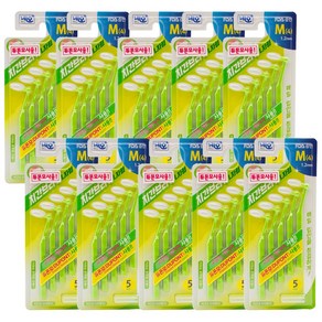 네오 에버덴 치간칫솔 L자형 5p (m 1.2mm) EVERDEN, 10개