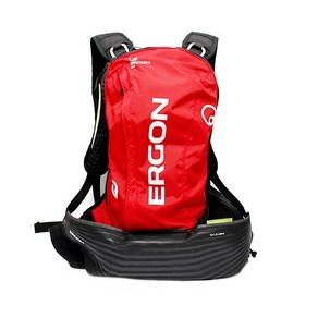 정품/ERGON 에르곤 BX2 자전거 백팩 배낭가방 10+1.5L, 레드, 1개