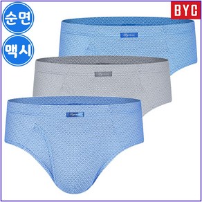 BYC 남성 순면 속옷 맥시 소변구 남자 삼각팬티 CL457