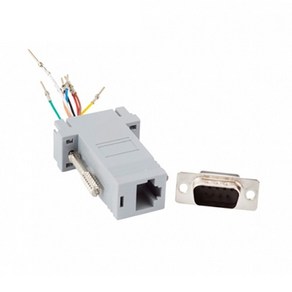 LANSTAR LS-PASS-DB9M RJ45 to DB9 패시브 변환젠더/기타-기타 변환젠더