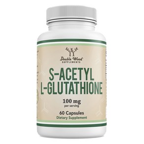 더블우드 S-Acetyl L-Glutathione 100mg 캡슐, 1개