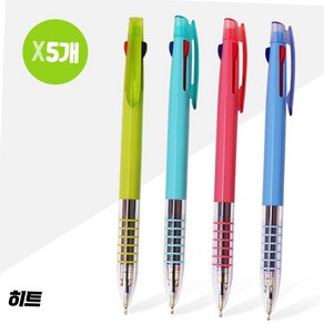 히트3색(6링)칼라니들 볼펜 (0.7mm) X 10개, 민트